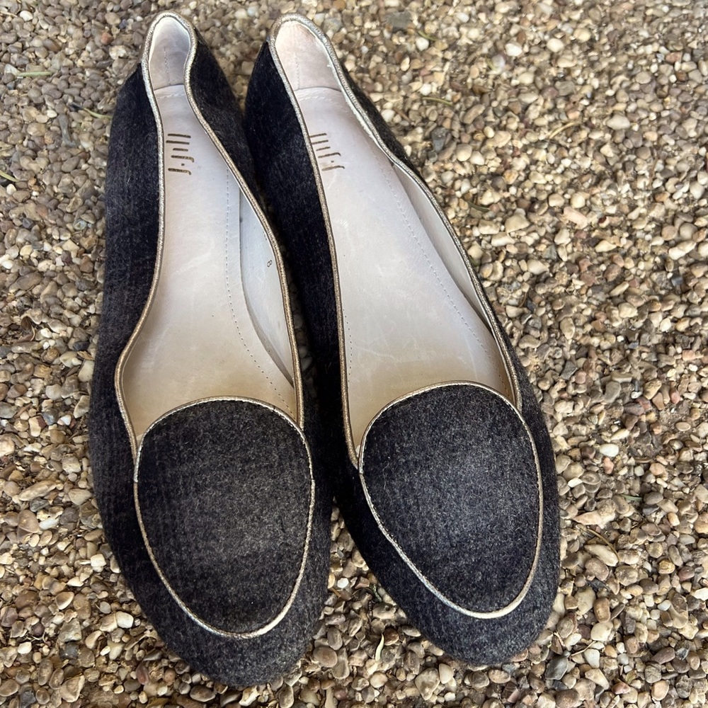 J. Jill Textile and Leather Flats Size 8